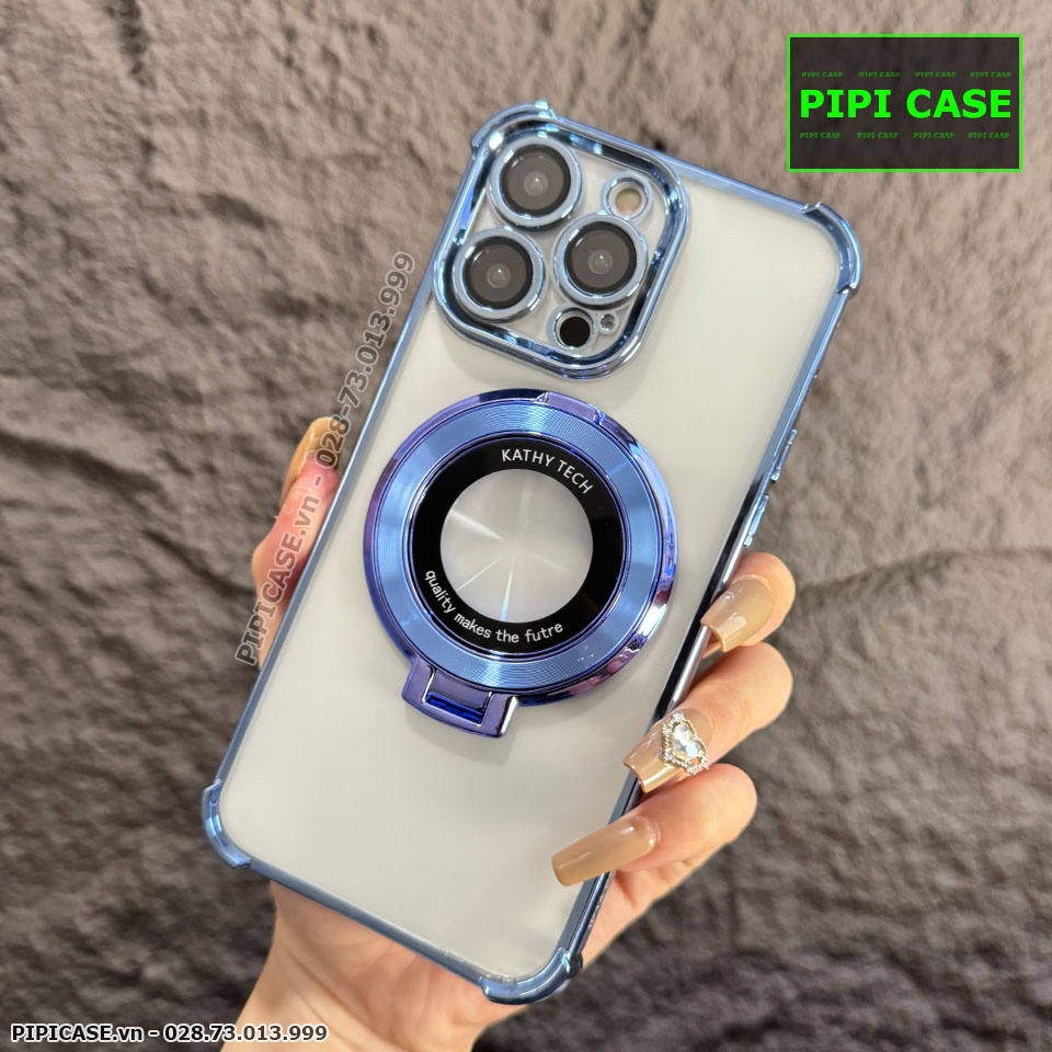 Ốp Lưng iPhone 13 Pro Max - Ven - Xanh Nhạt