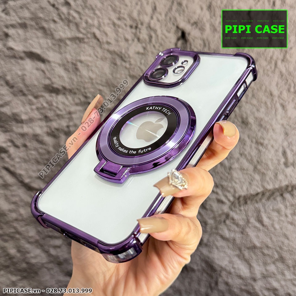 Ốp Lưng iPhone 12 - Ven - Tím