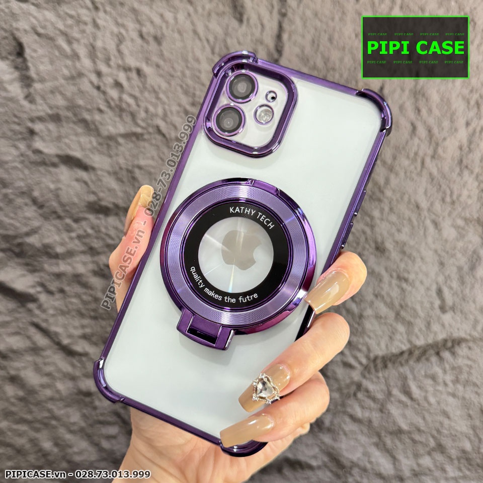 Ốp Lưng iPhone 12 - Ven - Tím