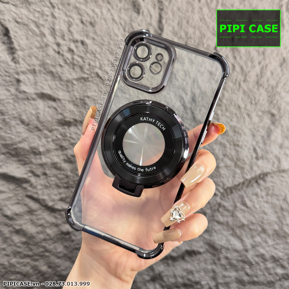 Ốp Lưng iPhone 12 - Ven - Đen