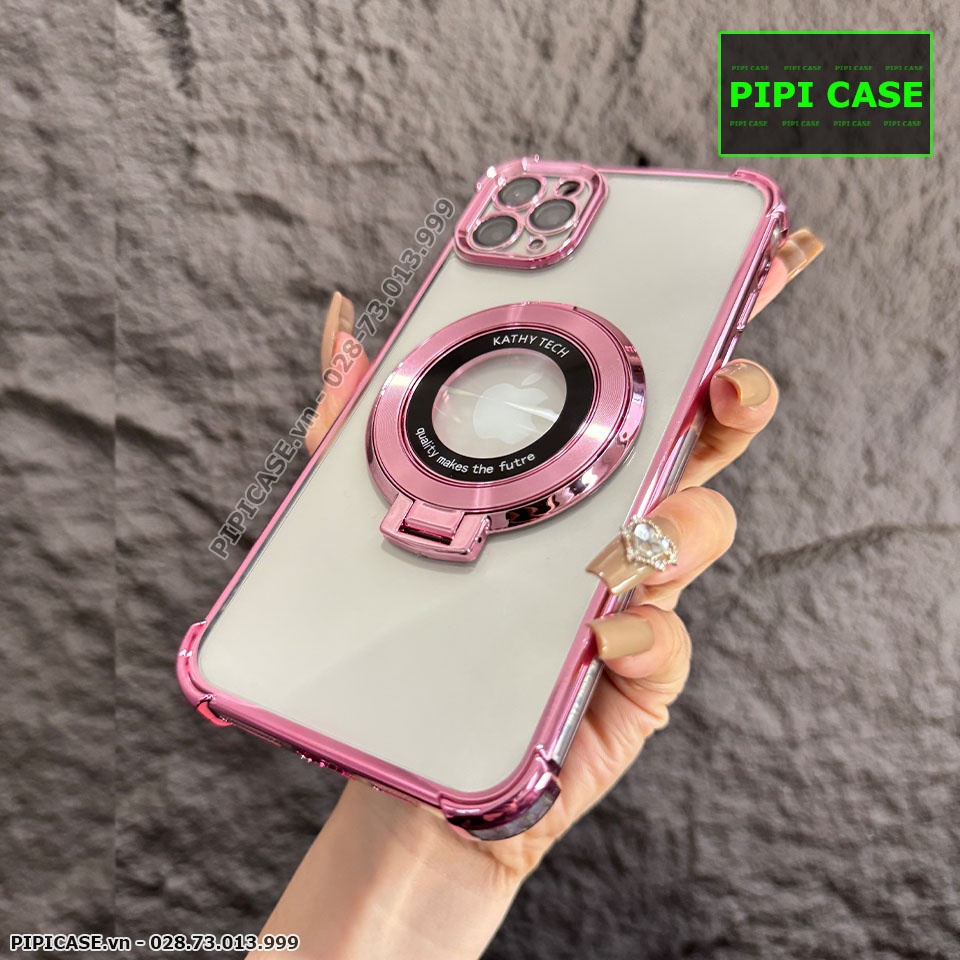 Ốp Lưng iPhone 11 Pro Max - Ven - Hồng