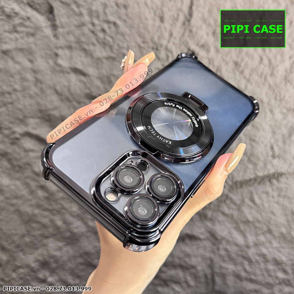Ốp Lưng iPhone 13 Pro Max - Ven - Đen