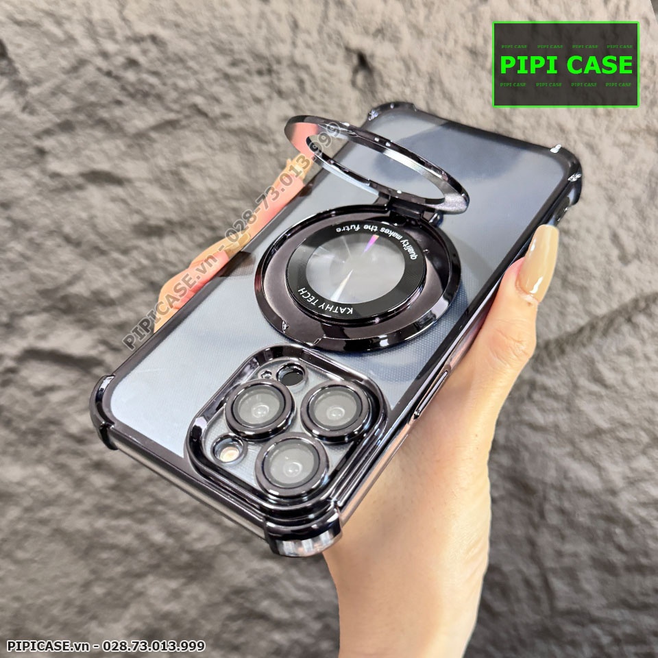 Ốp Lưng iPhone 13 Pro Max - Ven - Đen
