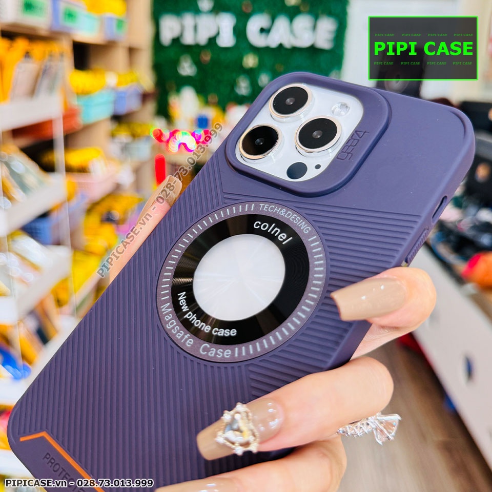 Ốp Lưng iPhone 15 Pro Max - Funny - Tím