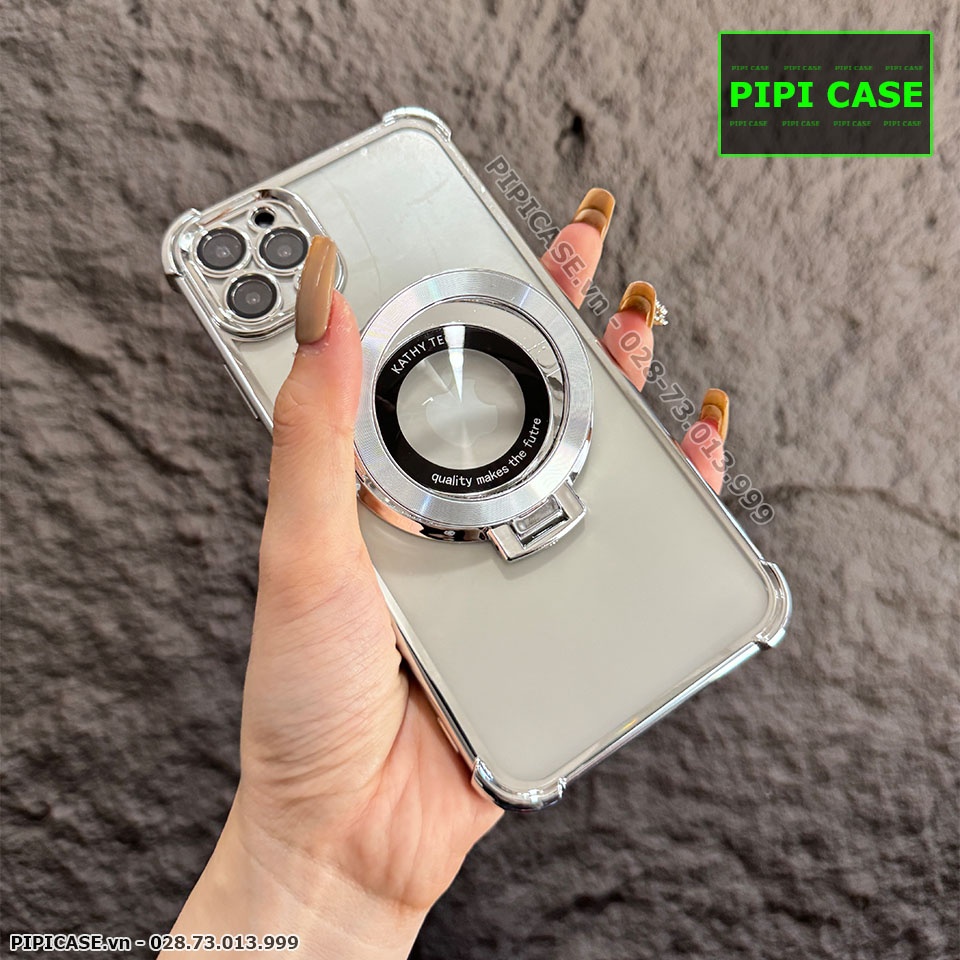 Ốp Lưng iPhone 11 Pro Max - Ven - Bạc