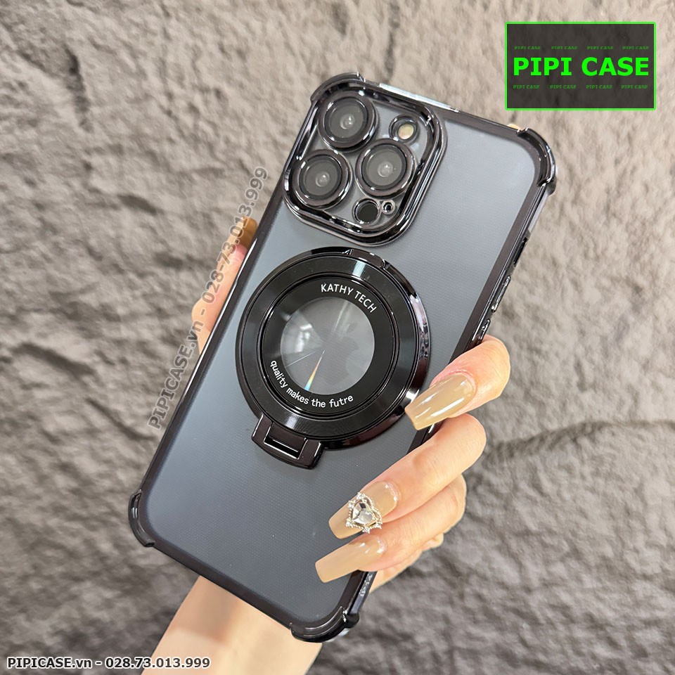 Ốp Lưng iPhone 13 Pro Max - Ven - Đen