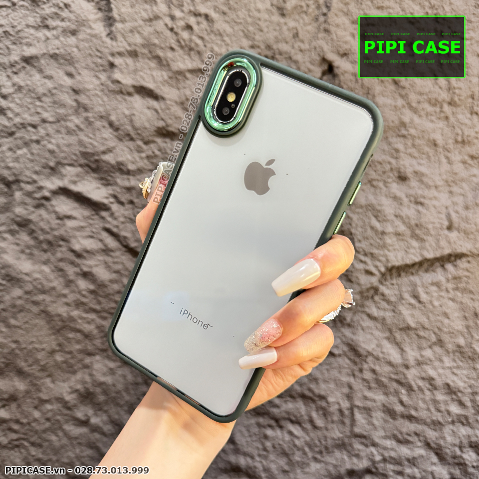 Ốp Lưng iPhone X / XS - Good - Xanh Rêu