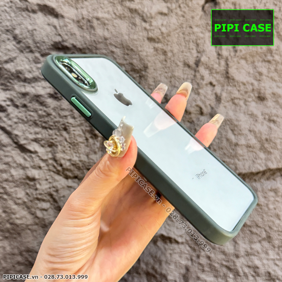 Ốp Lưng iPhone X / XS - Good - Xanh Rêu