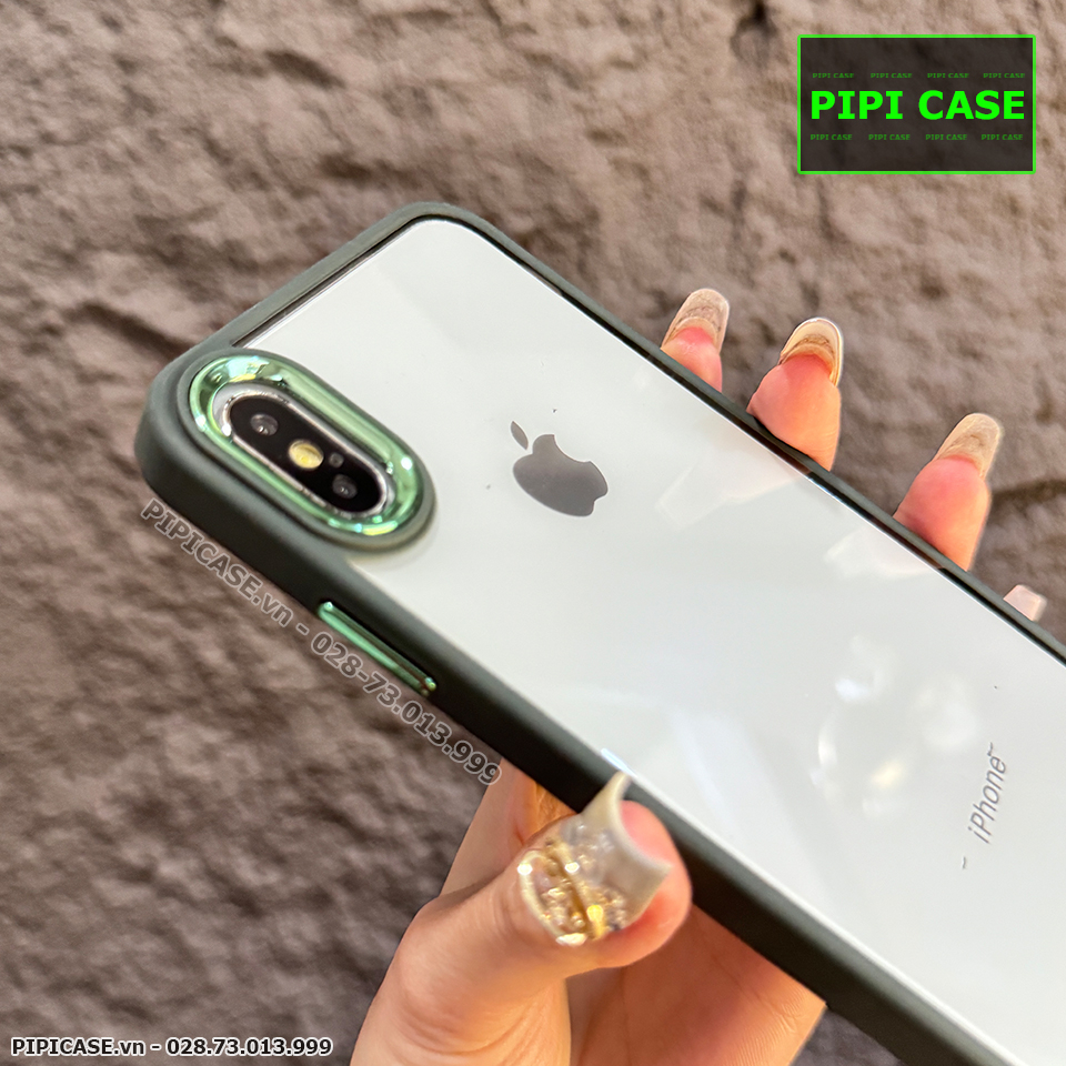 Ốp Lưng iPhone X / XS - Good - Xanh Rêu