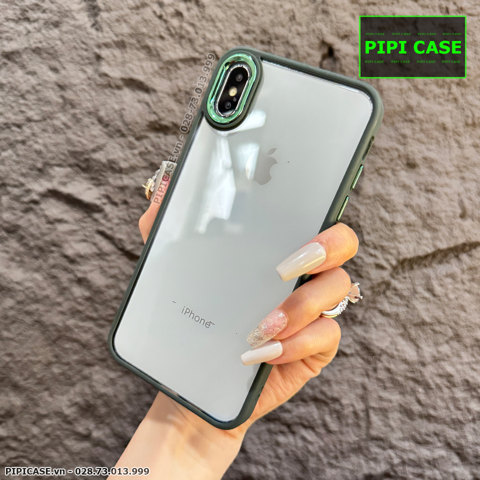 Ốp Lưng iPhone X / XS - Good - Xanh Rêu