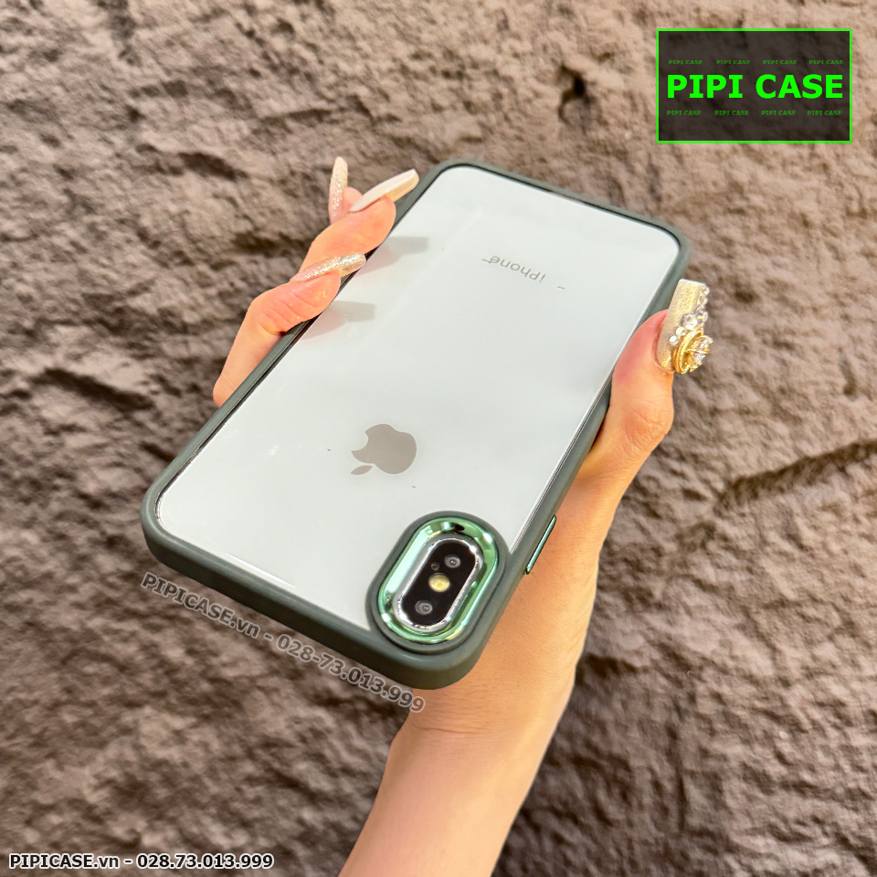 Ốp Lưng iPhone X / XS - Good - Xanh Rêu