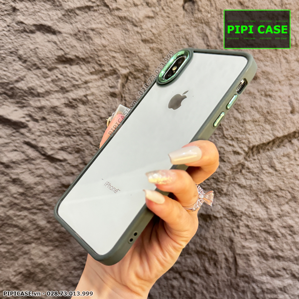Ốp Lưng iPhone X / XS - Good - Xanh Rêu