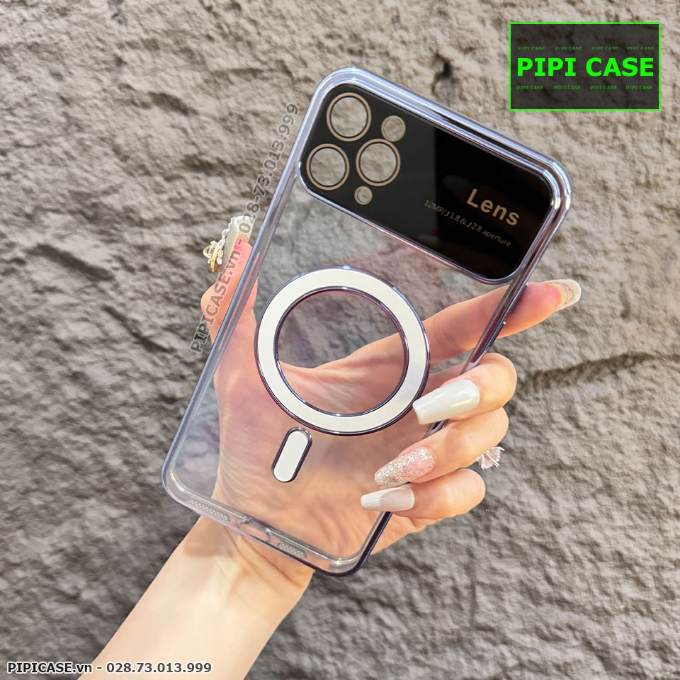 Ốp Lưng iPhone 11 Pro Max - Electronic - Xanh Nhạt