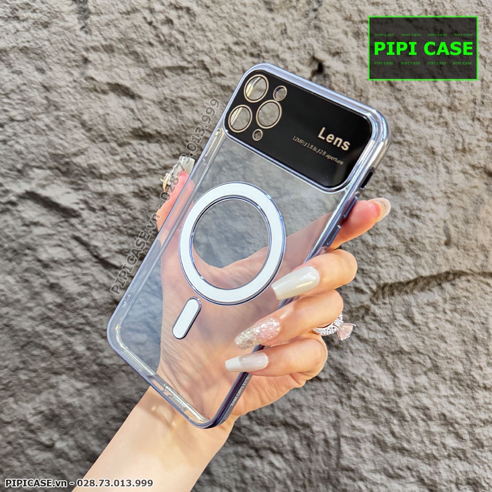 Ốp Lưng iPhone 11 Pro Max - Electronic - Xanh Nhạt