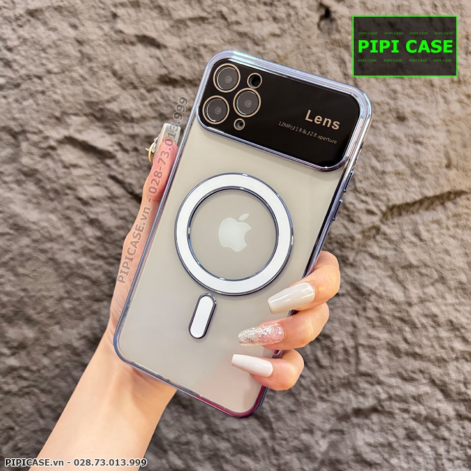 Ốp Lưng iPhone 11 Pro Max - Electronic - Xanh Nhạt