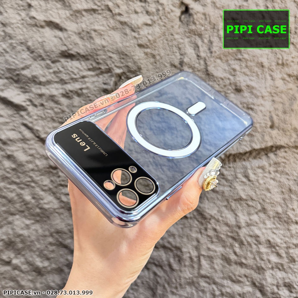 Ốp Lưng iPhone 11 Pro Max - Electronic - Xanh Nhạt