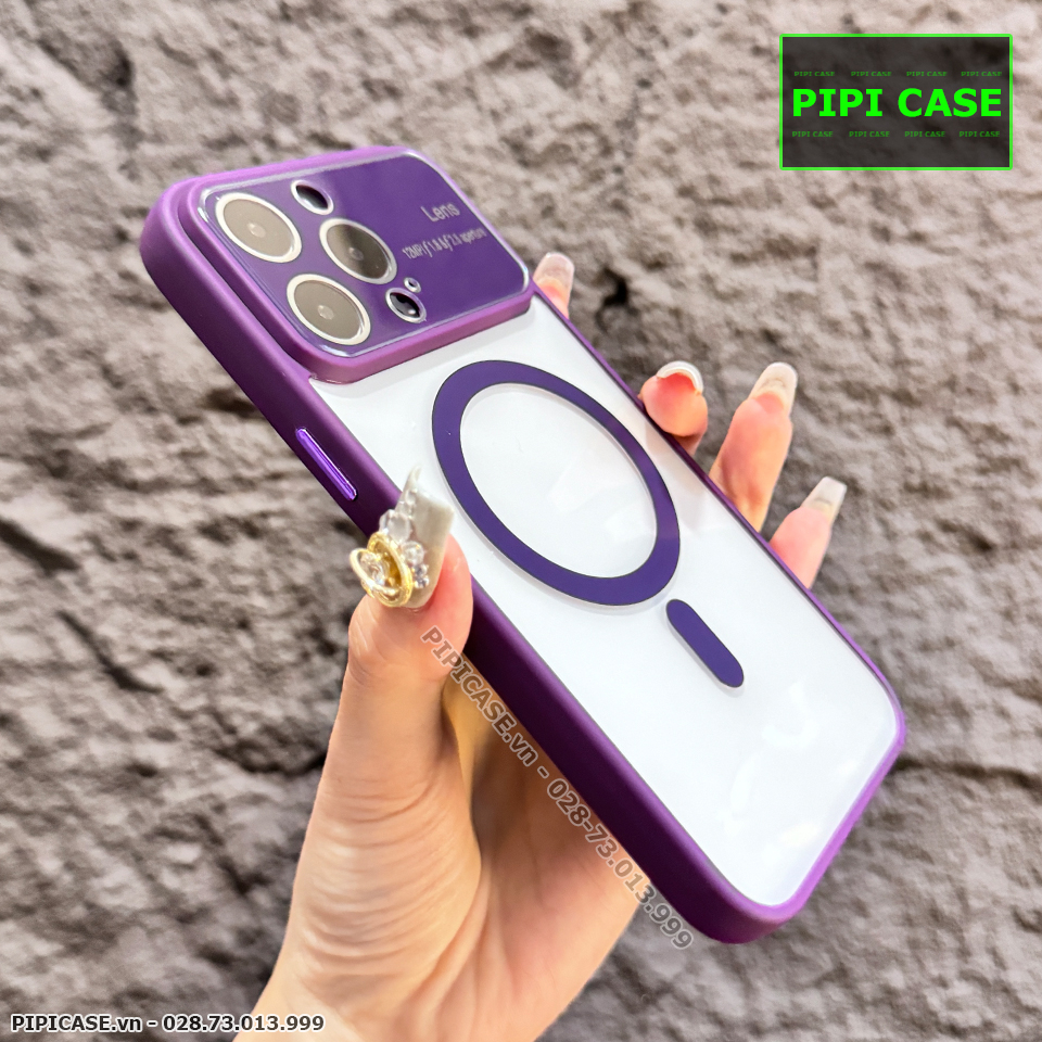 Ốp Lưng iPhone 15 Pro Max - New - Tím