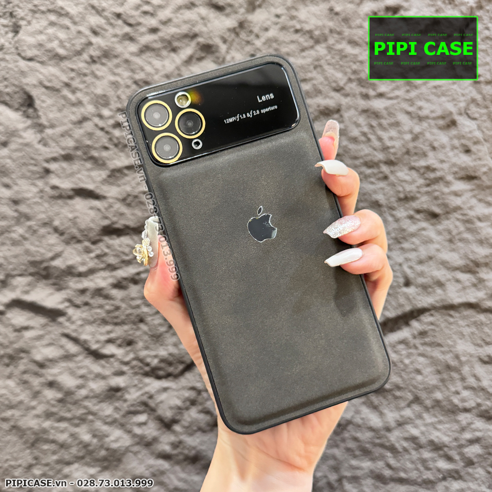 Ốp Lưng iPhone 11 Pro Max - Demin - Đen