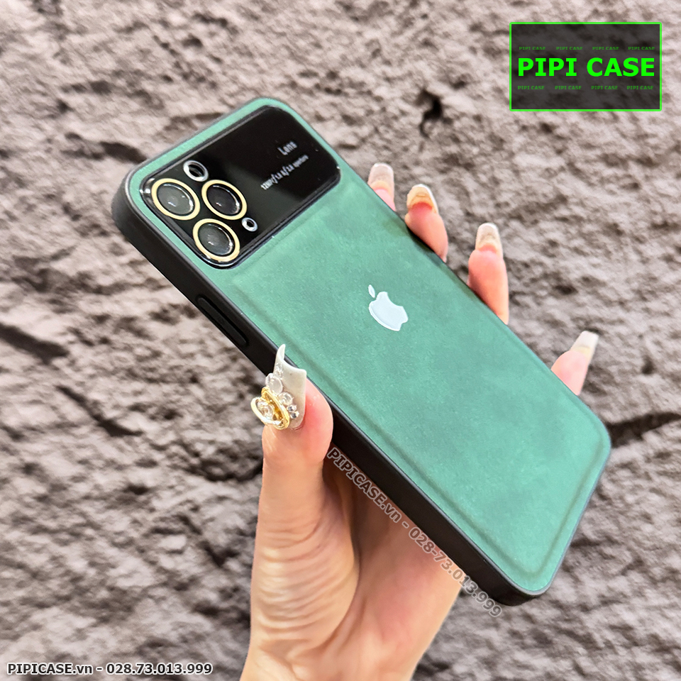 Ốp Lưng iPhone 11 Pro Max - Demin - Xanh Rêu