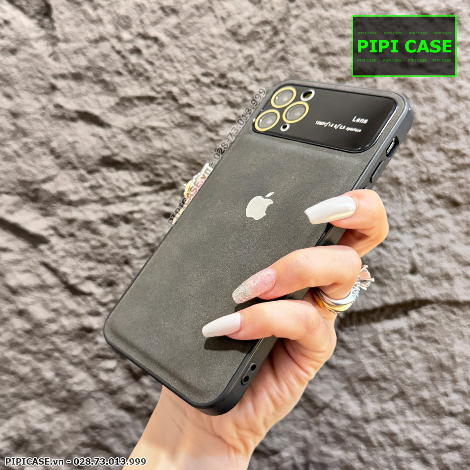 Ốp Lưng iPhone 11 Pro Max - Demin - Đen