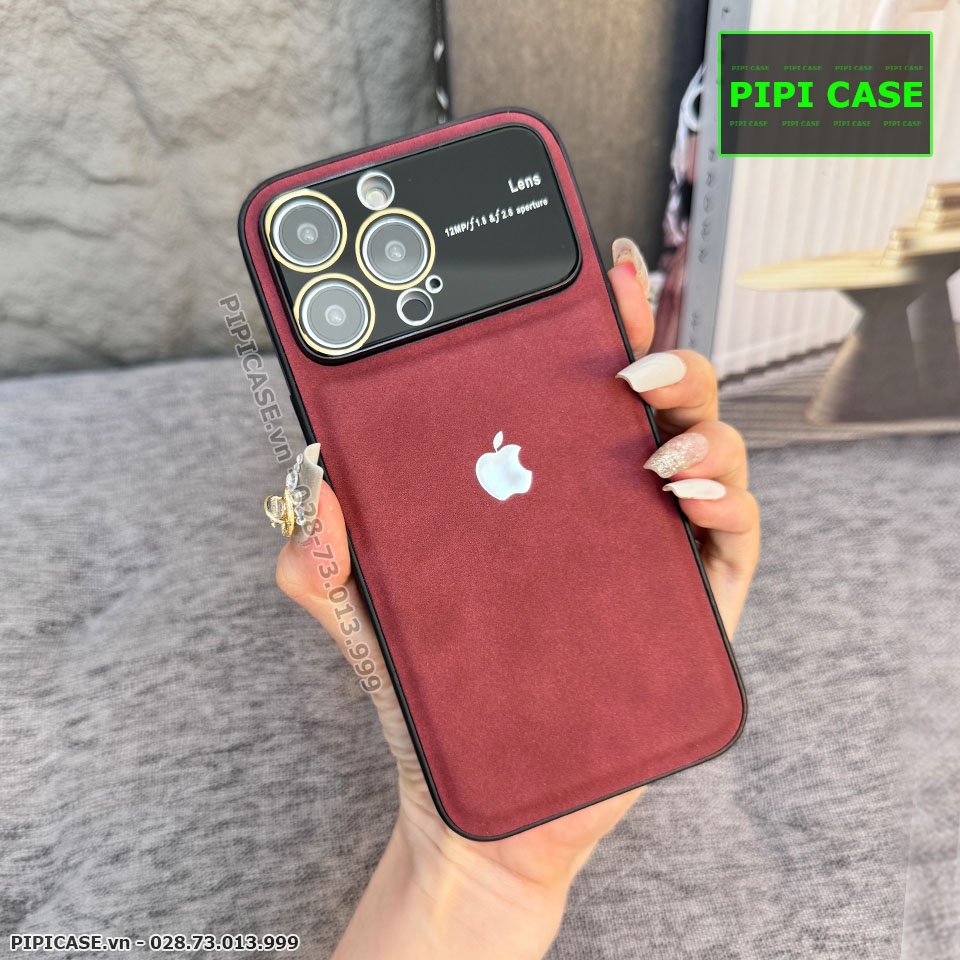 Ốp Lưng iPhone 12 Pro Max - Demin - Đỏ
