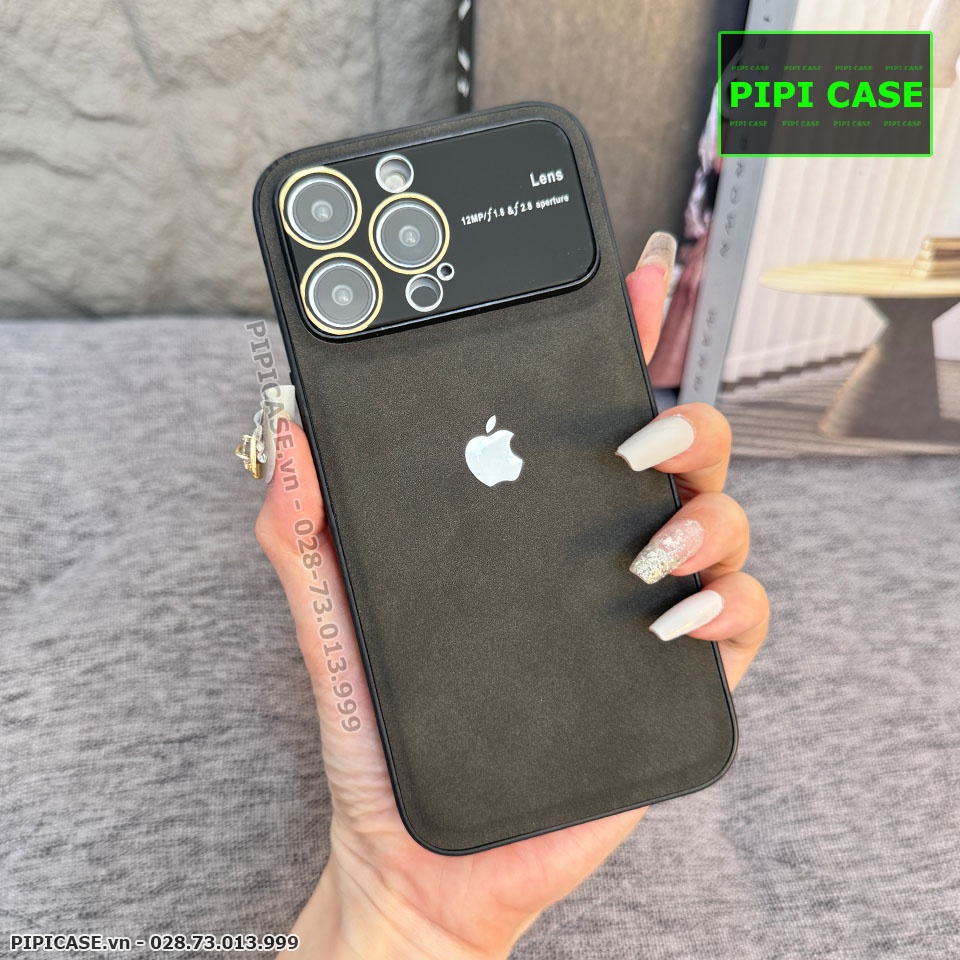 Ốp Lưng iPhone 12 Pro Max - Demin - Đen