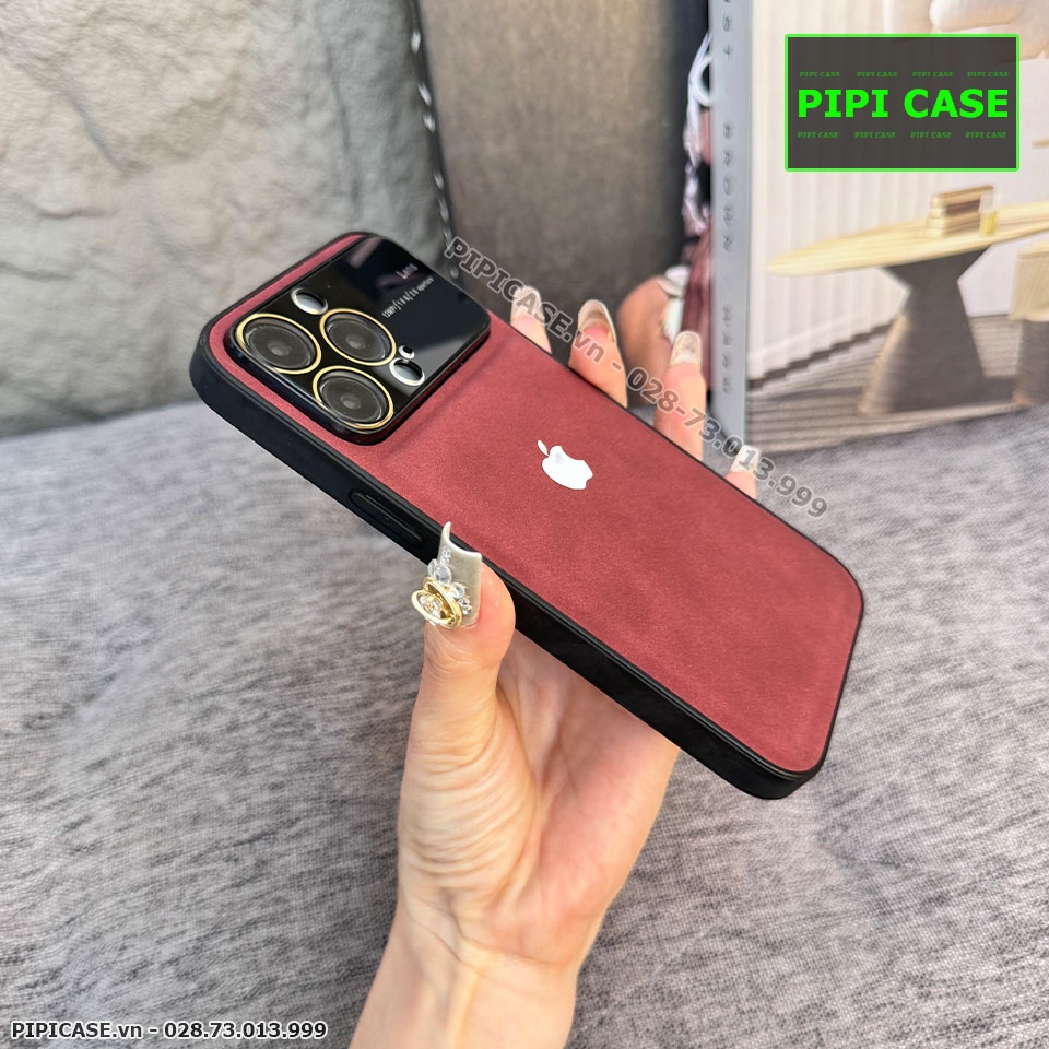 Ốp Lưng iPhone 12 Pro Max - Demin - Đỏ