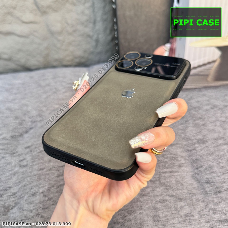 Ốp Lưng iPhone 12 Pro Max - Demin - Xám