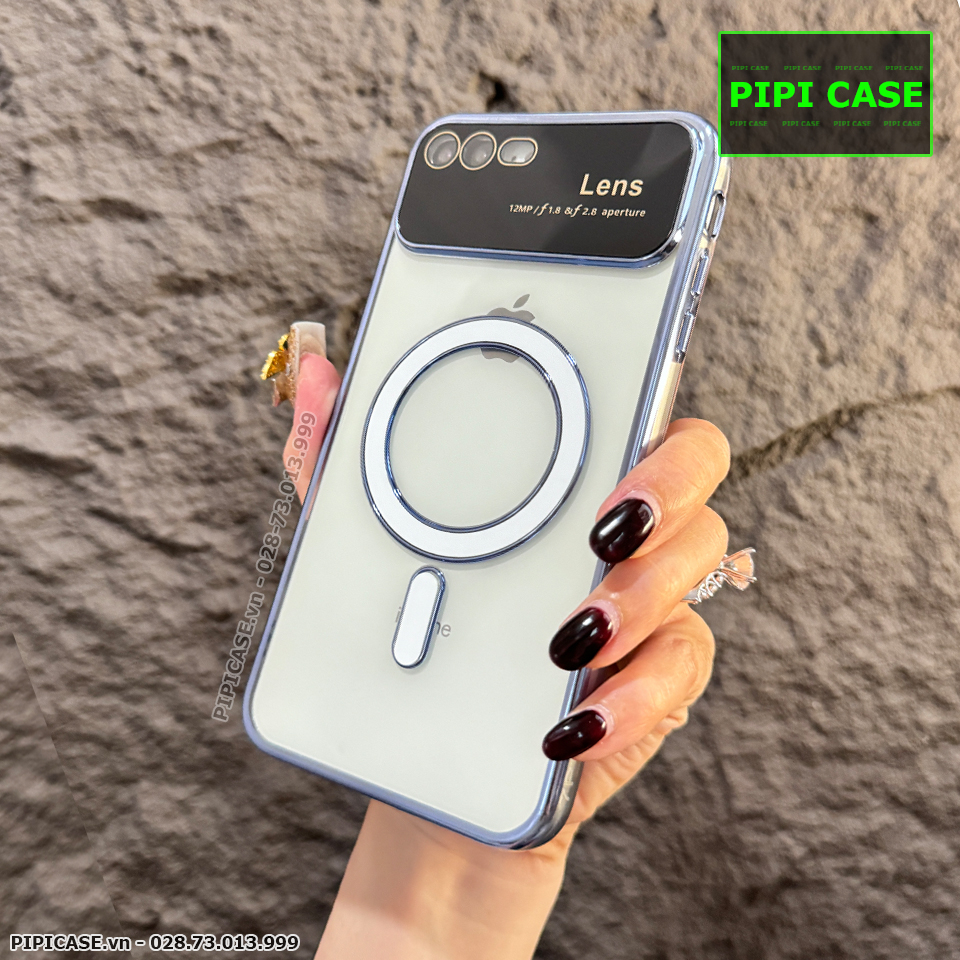 Ốp Lưng iPhone 7 Plus - Electronic - Xanh Nhạt