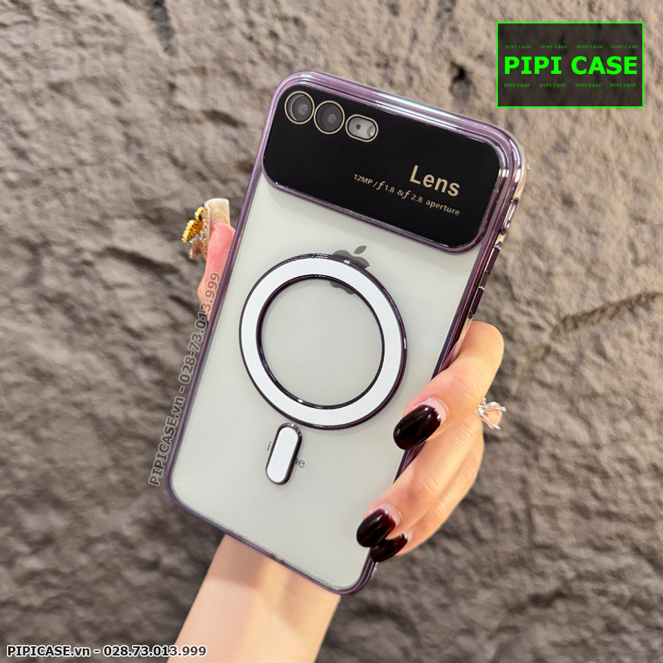 Ốp Lưng iPhone 7 Plus - Electronic - Tím