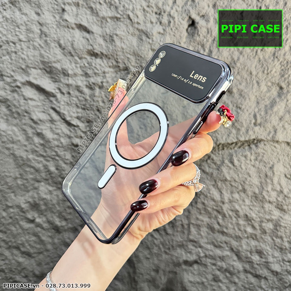 Ốp Lưng iPhone XS Max - Electronic - Đen