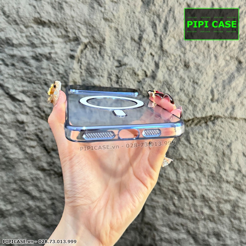 Ốp Lưng iPhone XS Max - Electronic - Xanh Nhạt