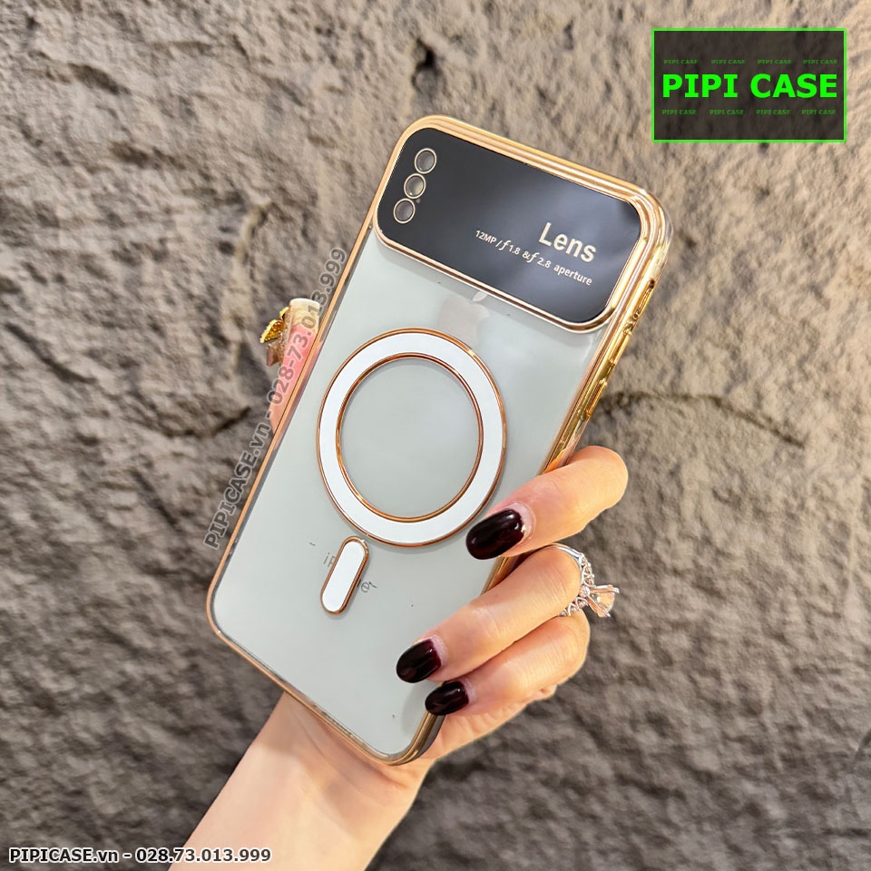 Ốp Lưng iPhone XS Max - Electronic - Vàng