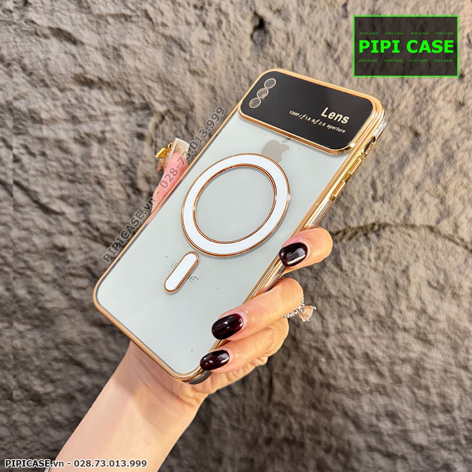 Ốp Lưng iPhone XS Max - Electronic - Vàng