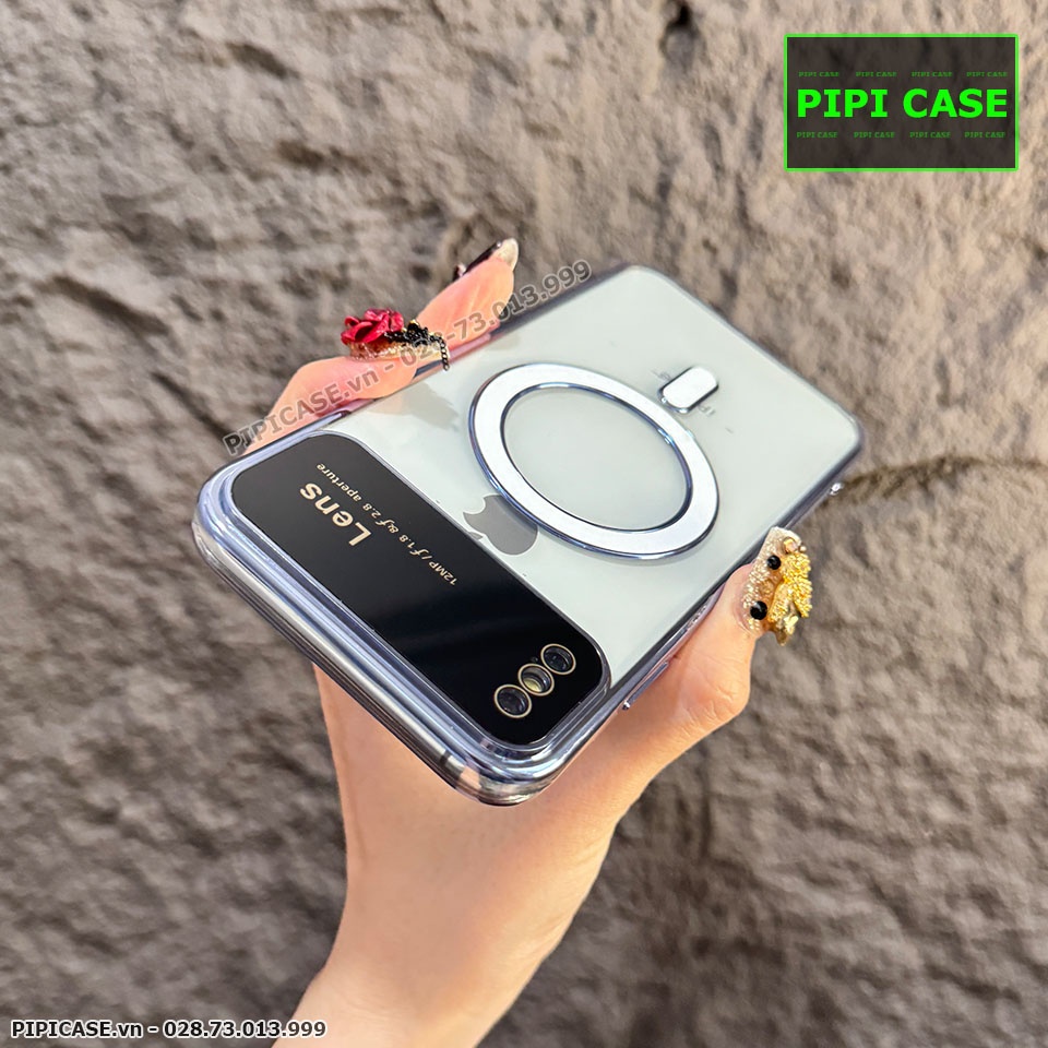 Ốp Lưng iPhone XS Max - Electronic - Xanh Nhạt