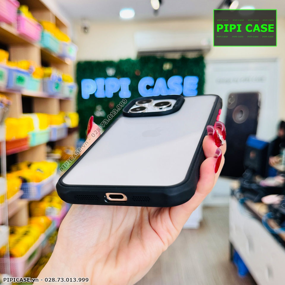 Ốp Lưng iPhone 15 Pro Max - H2O - Đen