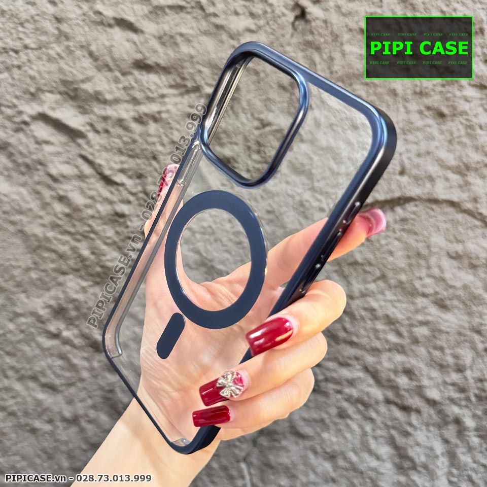 Ốp Lưng iPhone 14 Pro Max - Carbon - Xanh
