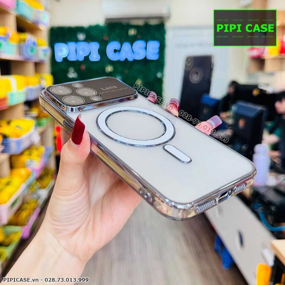 Ốp Lưng iPhone 12 Pro Max - Electronic - Xanh Nhạt