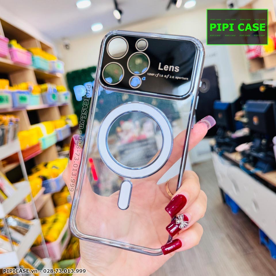 Ốp Lưng iPhone 12 Pro Max - Electronic - Xanh Nhạt