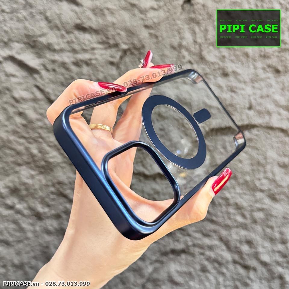 Ốp Lưng iPhone 14 Pro Max - Carbon - Xanh