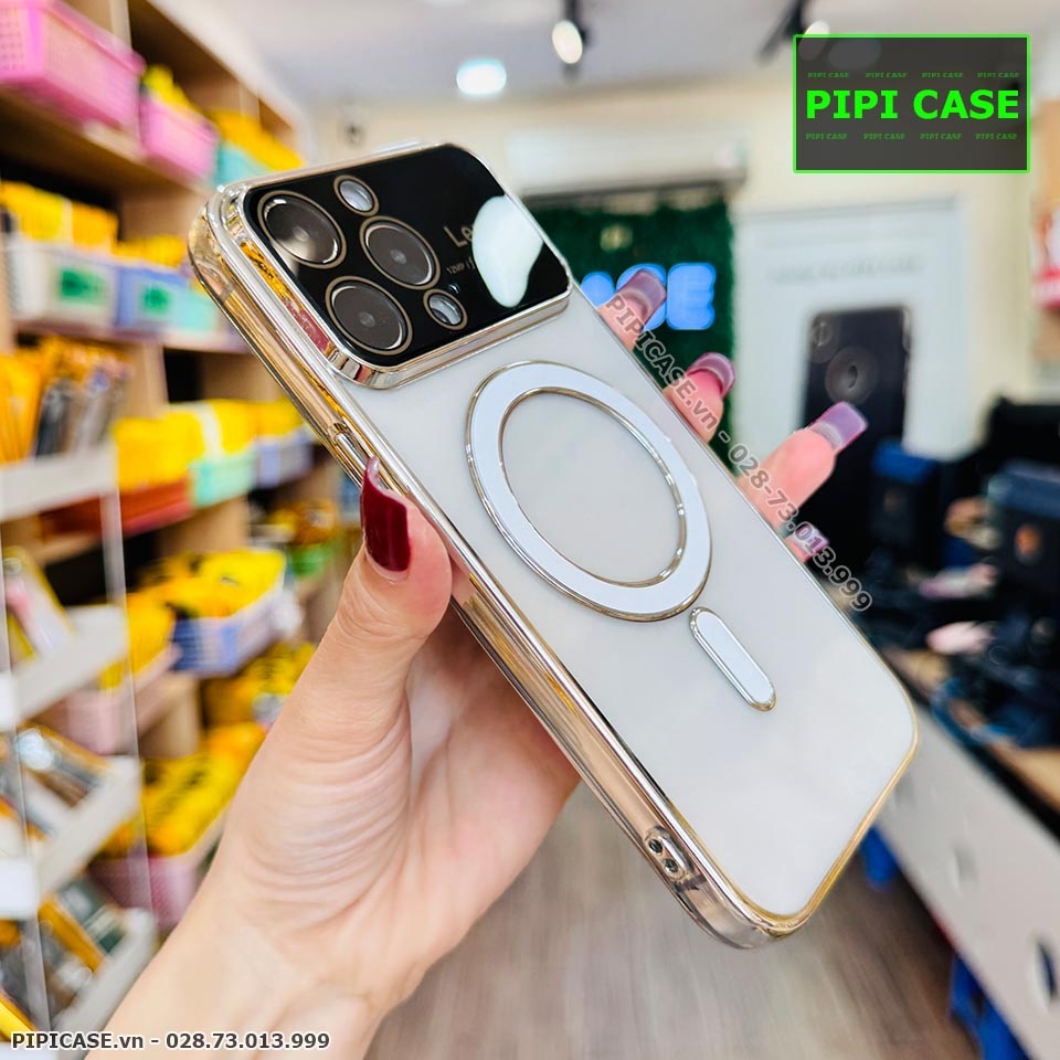 Ốp Lưng iPhone 12 Pro Max - Electronic - Bạc