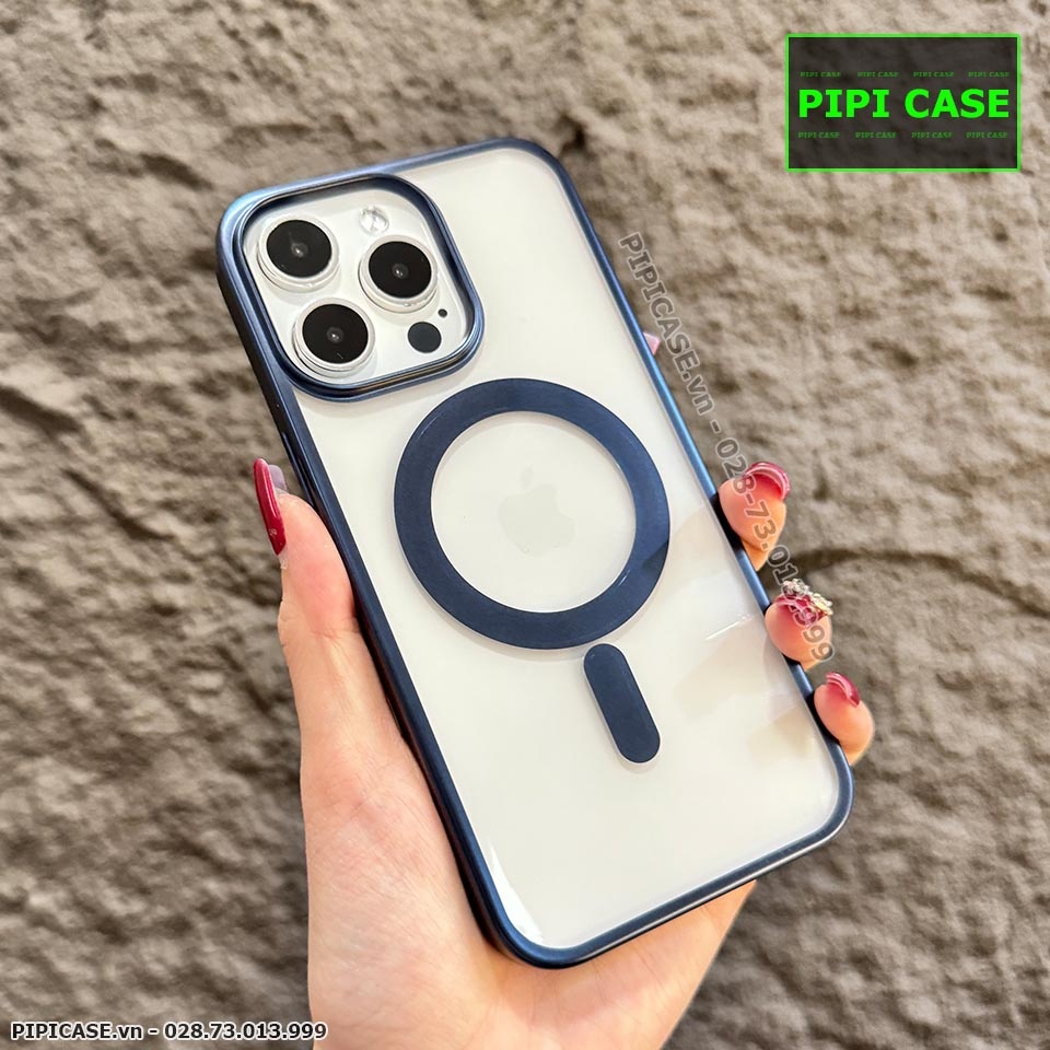 Ốp Lưng iPhone 14 Pro Max - Carbon - Xanh