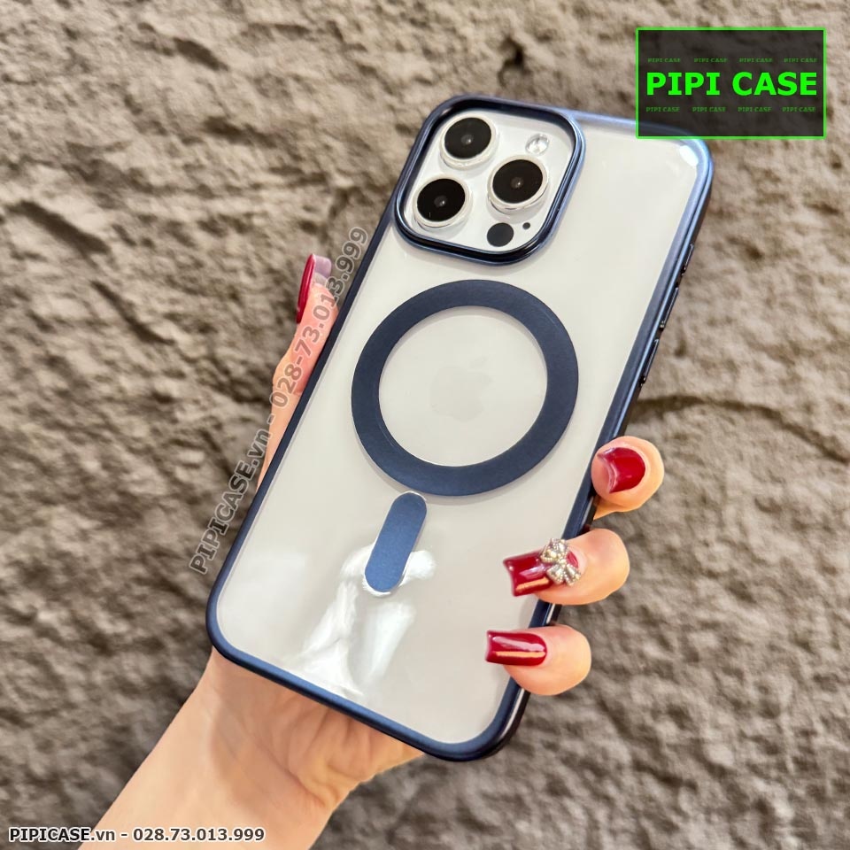 Ốp Lưng iPhone 14 Pro Max - Carbon - Xanh