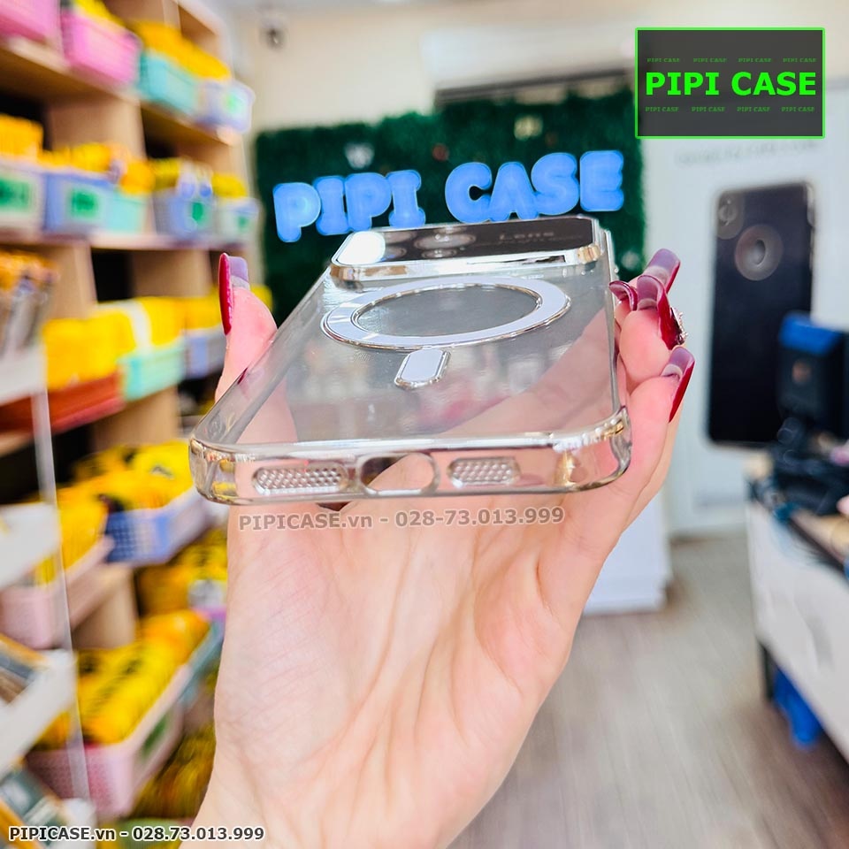 Ốp Lưng iPhone 12 Pro Max - Electronic - Bạc