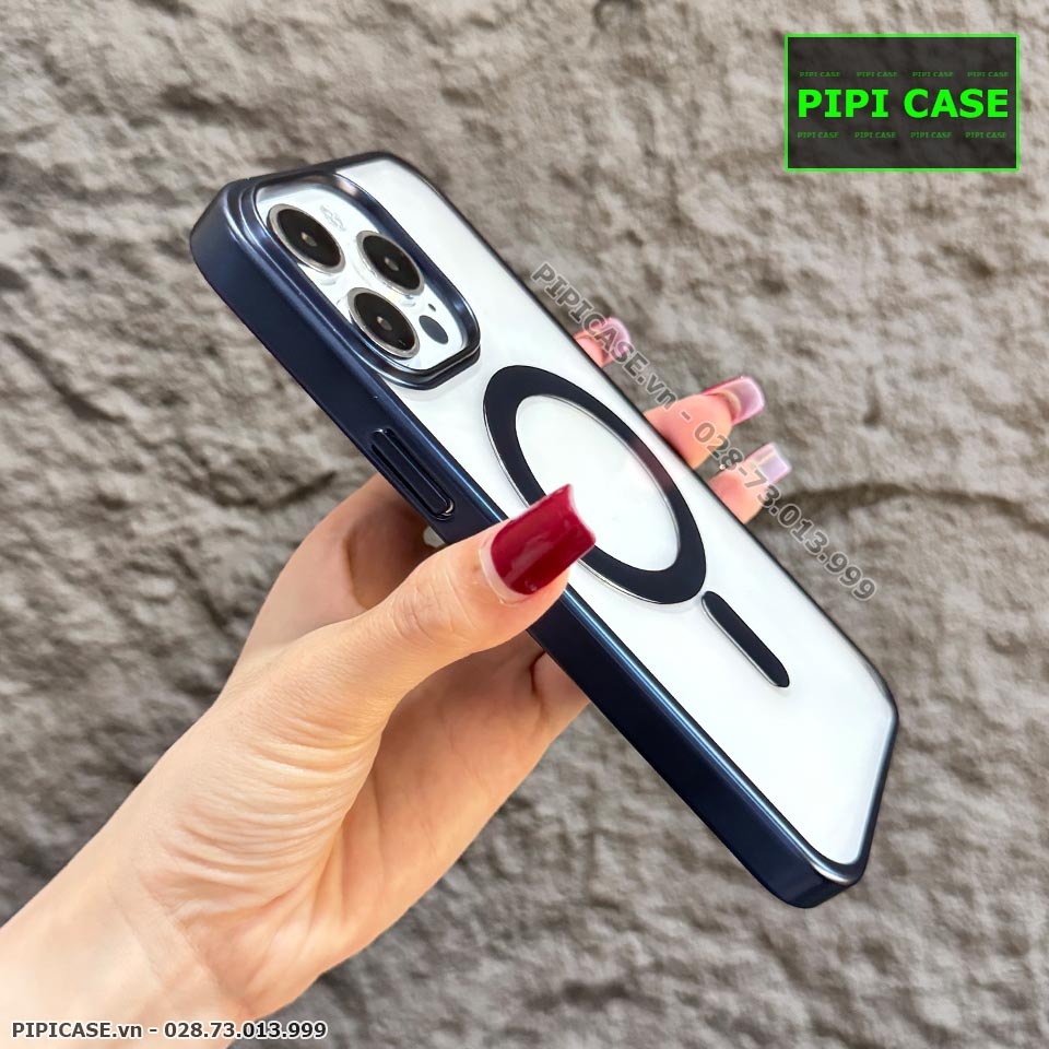 Ốp Lưng iPhone 14 Pro Max - Carbon - Xanh