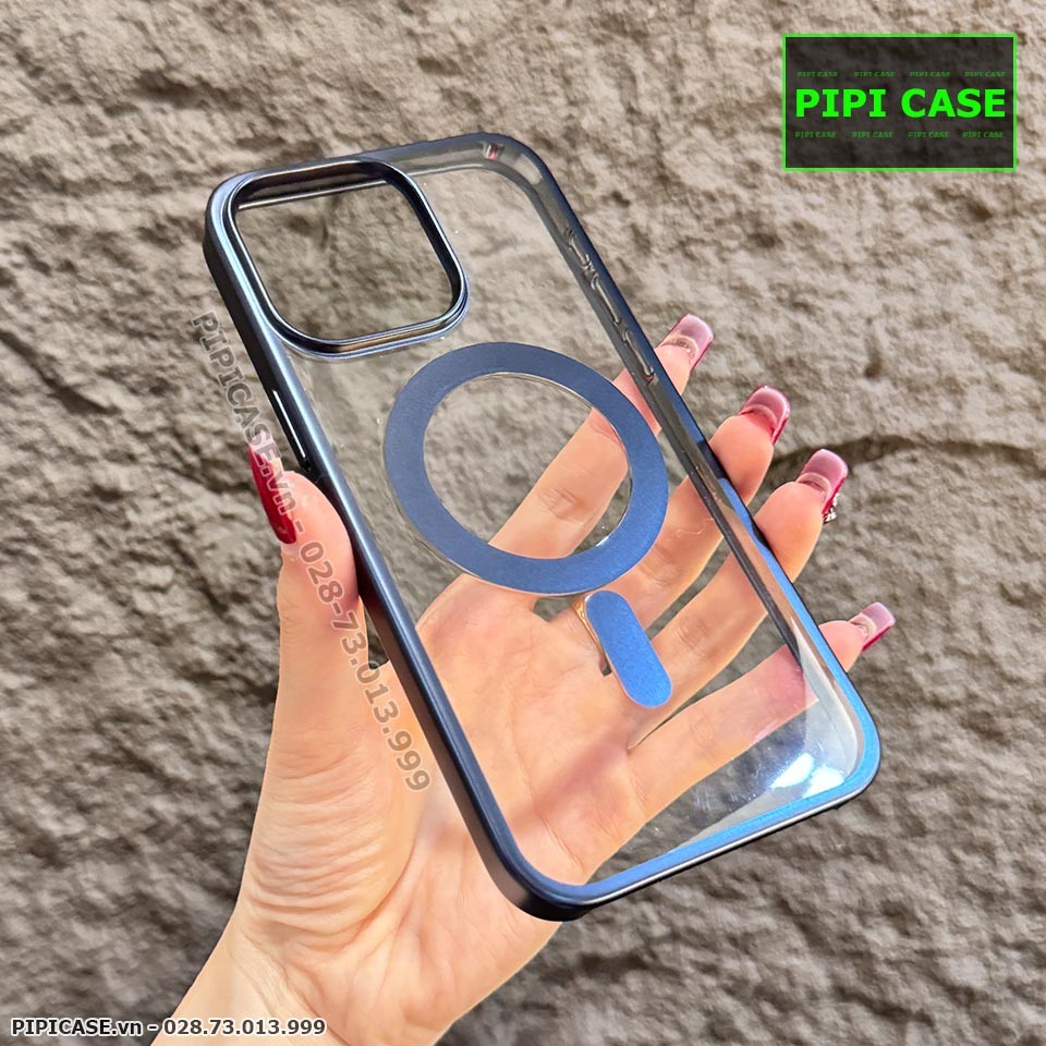 Ốp Lưng iPhone 14 Pro Max - Carbon - Xanh