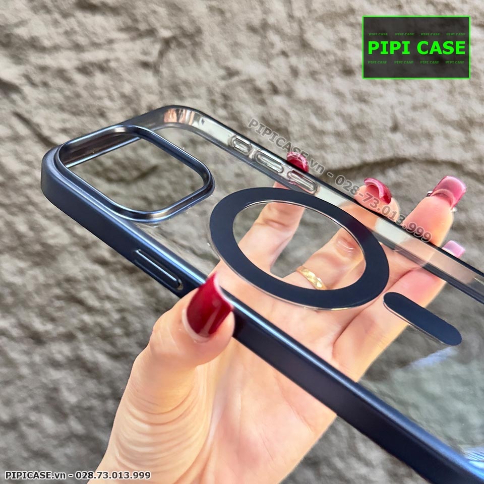 Ốp Lưng iPhone 14 Pro Max - Carbon - Xanh