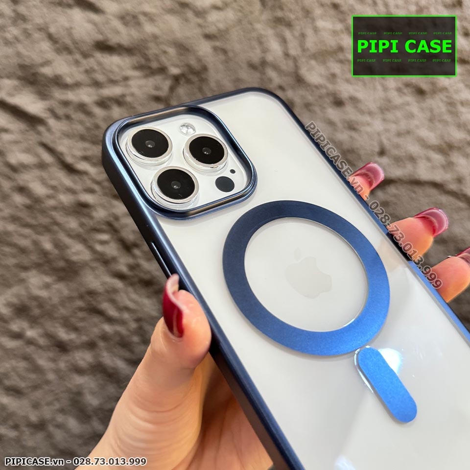 Ốp Lưng iPhone 14 Pro Max - Carbon - Xanh