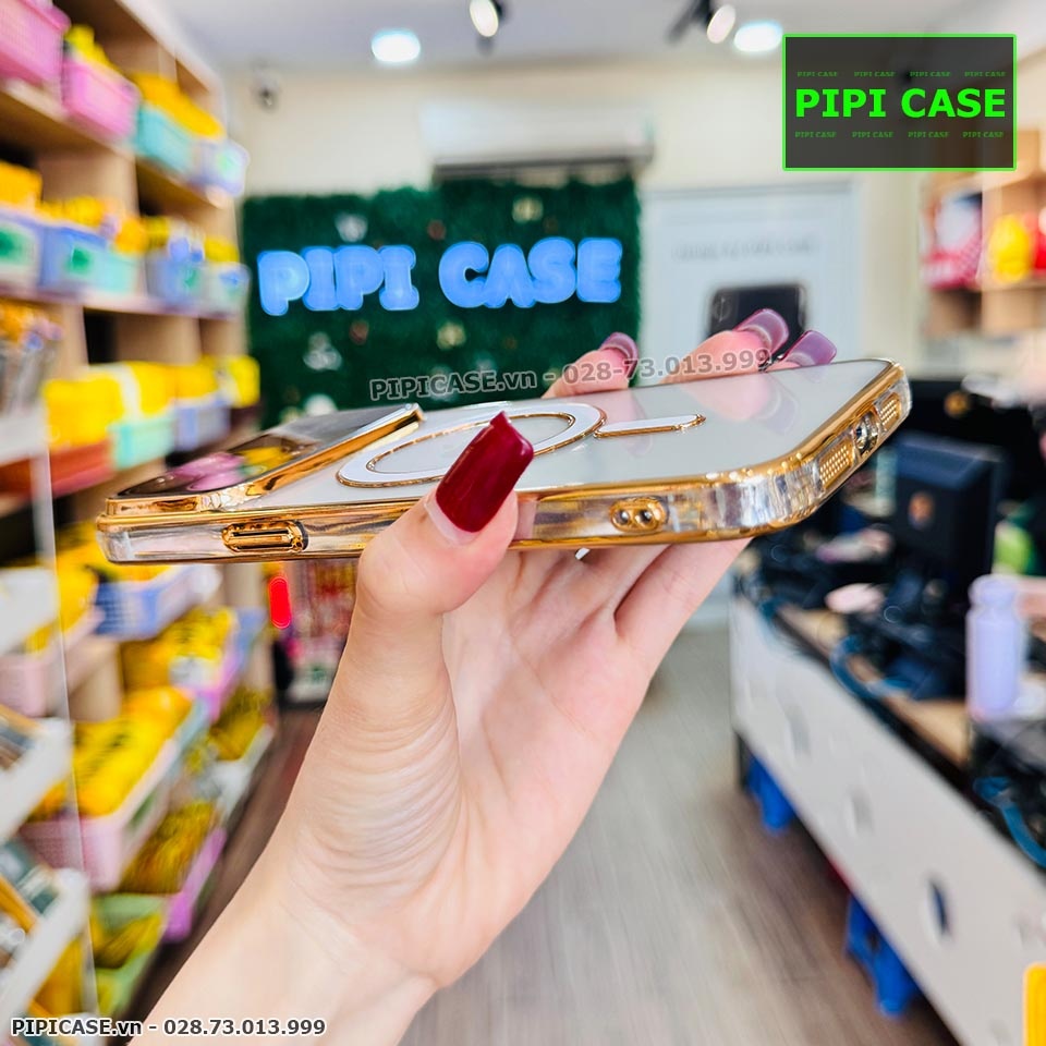 Ốp Lưng iPhone 12 Pro Max - Electronic - Vàng