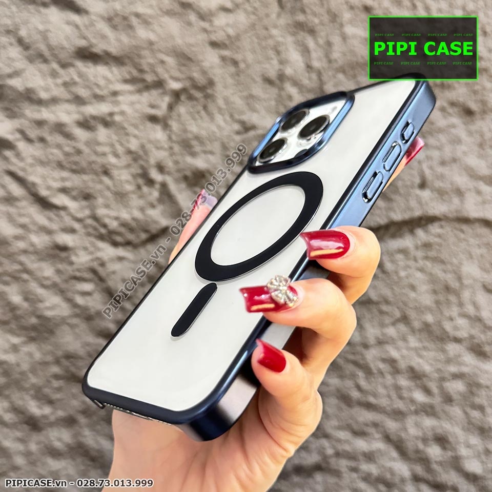 Ốp Lưng iPhone 14 Pro Max - Carbon - Xanh